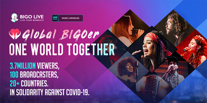  Bigo Live ปลื้มแคมเปญ 'Global BIGOer One World Together' ระดมทุนให้ WHO