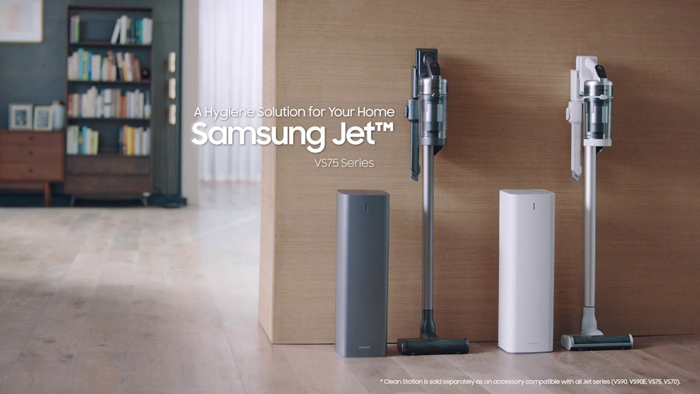 ซัมซุงเปิดตัวเครื่องดูดฝุ่นไร้สาย Samsung Jet  และเครื่อง Clean Station โซลูชั่นความสะอาดที่ทรงพลัง